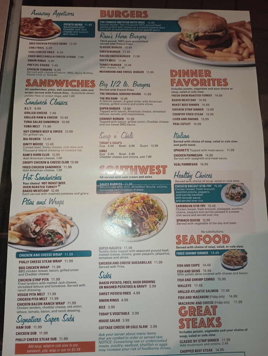 Ram's Horn Menu - Image 2